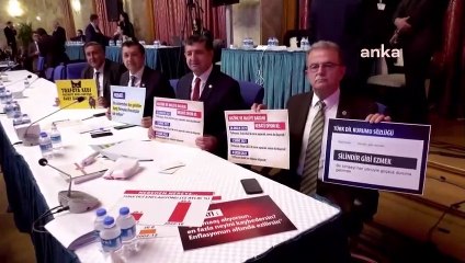 CHP milletvekilleri bakanlık bütçe görüşmelerinde Nurettin Nebati'nin sözlerini kendisine söyledi