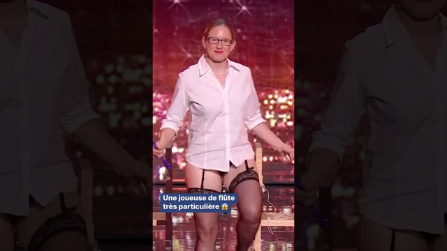La France a un incroyable talent : Elle joue de la flute de façon particulière (M6)