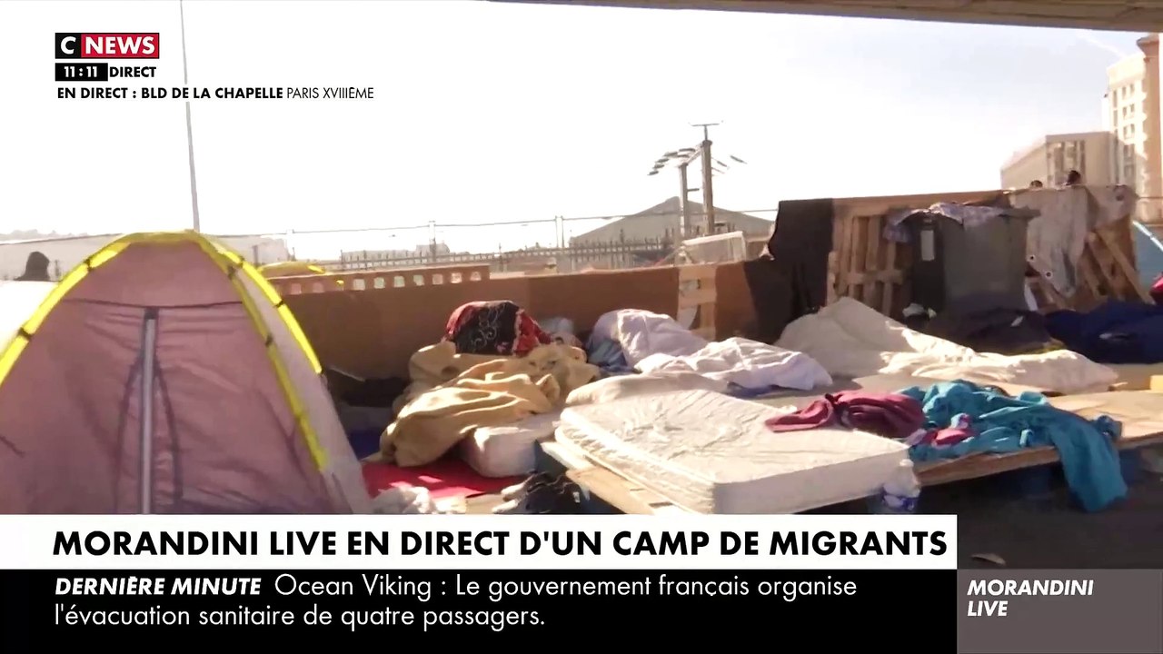 Spéciale Morandini Live - Accrochage dans le camp de migrants de La Chapelle entre Gérald Briant du PCF et la journaliste Juliette Briens à propos de ce qu'il faut faire avec ces réfugiés: "Vous ne comprenez vraiment rien et vous dites n'importe quoi!"