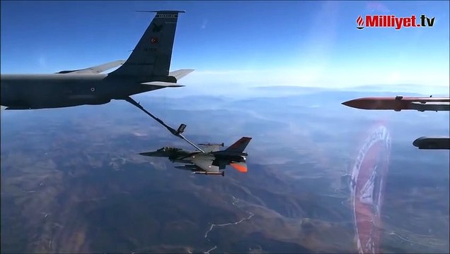 MSB görüntüleri paylaştı! F-16'dan 'Bozdoğan' ateşlendi