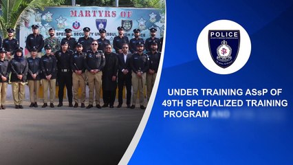 UNDER TRAINING ASsP VISITS SSU HEADQUARTERS.