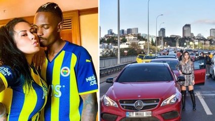 Fenerbahçeli Lincoln Henrique'nin eşi 9'u 5 geçe gördükleri sonrası telefona sarıldı