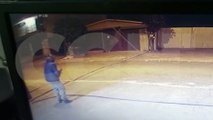 Câmeras registram furto de fios no Bairro Parque São Paulo