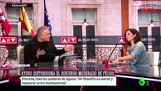 Ayuso insiste en que el trato de Sánchez a la oposición es muy parecido al de Nicaragua si no, el mismo