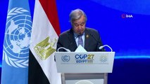 Guterres, COP27'deki hitabında konuşma kağıtlarını karıştırdı