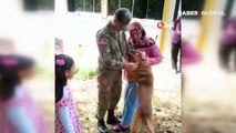 Fino isimli köpeğin askerden dönen sahibini karşılaması duygulandırdı