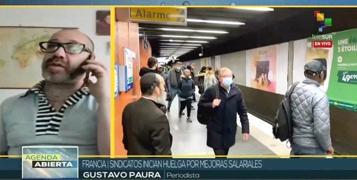 Francia afronta crisis inflacionaria y huelga masiva sindical