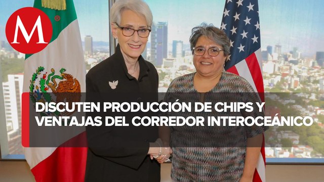 Raquel Buenrostro se reúne con Wendy Sherman, subsecretaria de Estado de EU