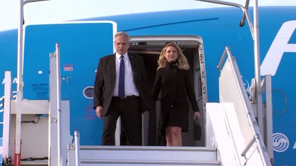 Alberto Fernández llegó a Paris