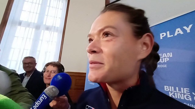 Billie Jean King Cup 2022 - Chloé Paquet : On espère un jour suivre l'exemple de Caroline Garcia !