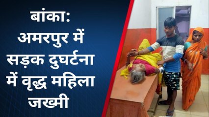 बांका: गोपालपुर गांव में बाइक की टक्कर से वृद्ध महिला घायल, भागलपुर रेफर