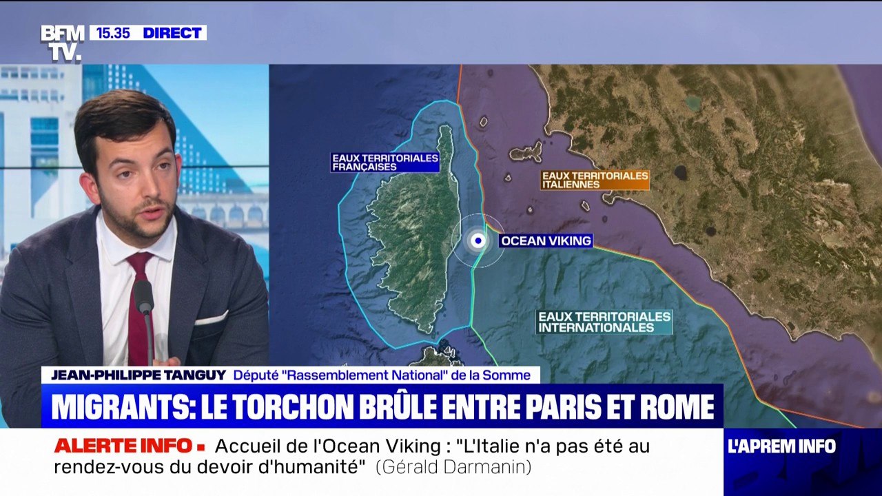 Jean-Philippe Tanguy, député RN: "Si les personnes qui prennent la mer savaient qu'elles ne pourraient pas arriver en Europe, elles ne prendraient plus la mer"