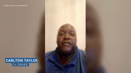 Carlton Taylor getting ready for the big night