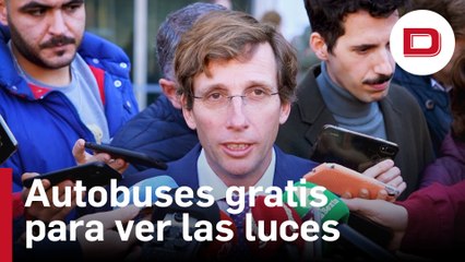 Almeida confirma que los autobuses de la EMT serán gratis el 25, 26 y 27 de noviembre