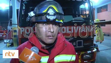 Bomberos controlan incendio en Tunari