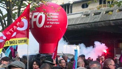 Millones de afectados por huelga de transportes en París y Londres