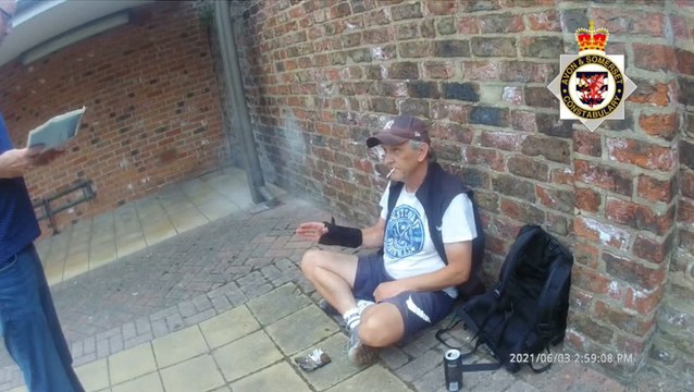 Murderer Steven Craig smokes cigarette as police arrest him for Reservoir Dogs inspired killing