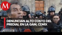 Vecinos de alcaldía GAM protestan por alto costo en predial