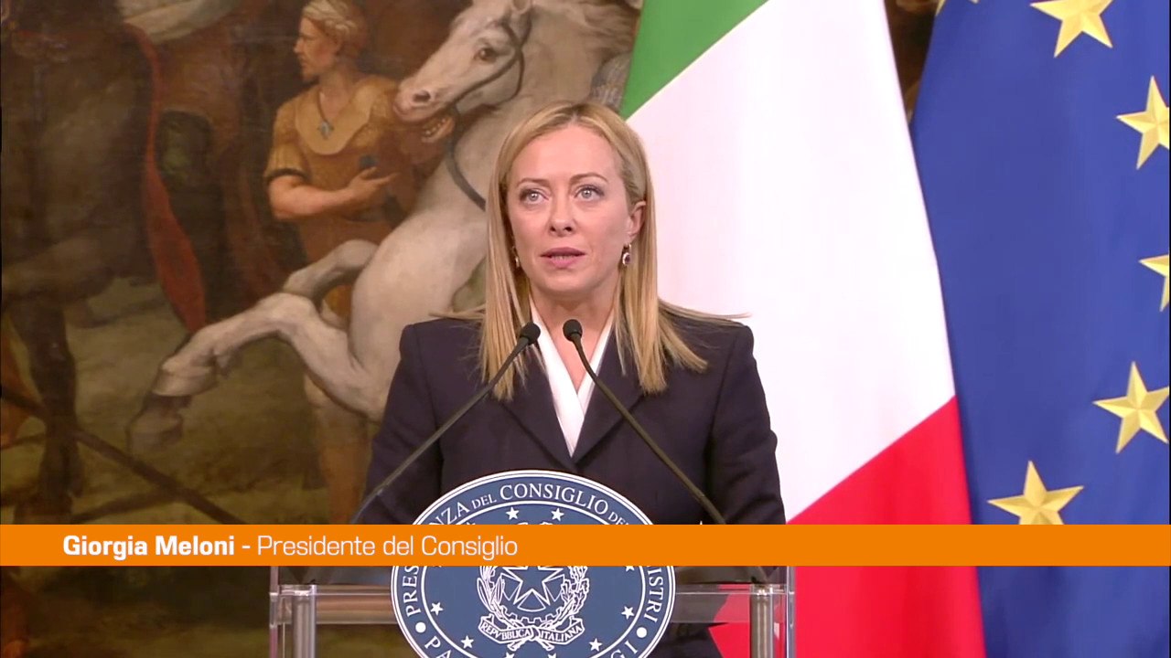 Meloni "Sosteniamo sovranità e integrità territoriale dell'Ucraina”
