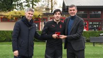 Tonali given recognition for making 100 Club appearances