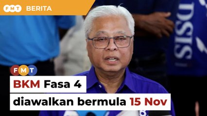 Bayaran BKM Fasa 4 diawalkan bermula 15 Nov, kata PM