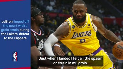 Download Video: LeBron limps off court during another loss - 'The body will let me know'