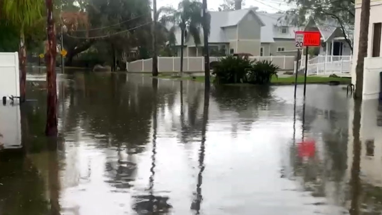 Significant storm surge flooding from Nicole