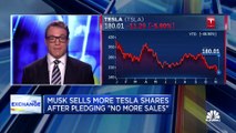 Elon  Musk sells 195 million more Tesla shares