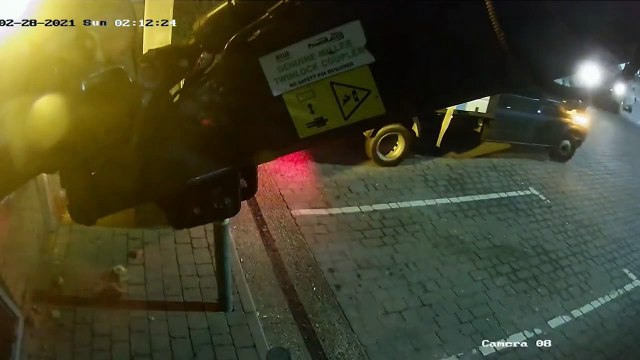 Cash machine ram raids caught on CCTV at shops in Northfleet, Staplehurst and Dymchurch