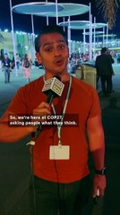 COP27 Attendees React to Greenwashing