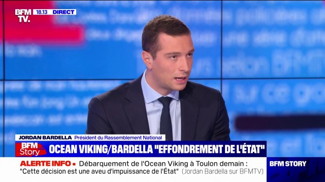 Jordan Bardella: Il y a une complicité entre les ONG d'extrême gauche avec les mafias de passeurs