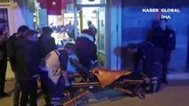 Samsun'da korku dolu anlar: Motosikletle gelip büfeye ateş açtılar