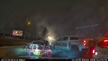 6th Avenue Pileup Dashcam in Colorado