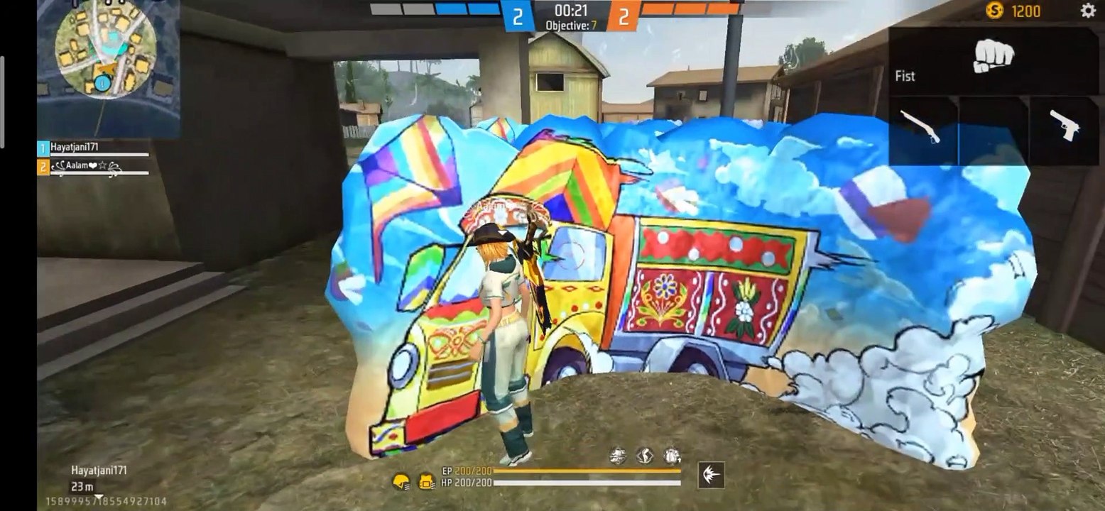 Free fire op Gameplay 1vs3