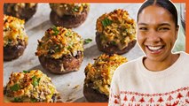 These Stuffed Mushrooms Are A Holiday Party Must