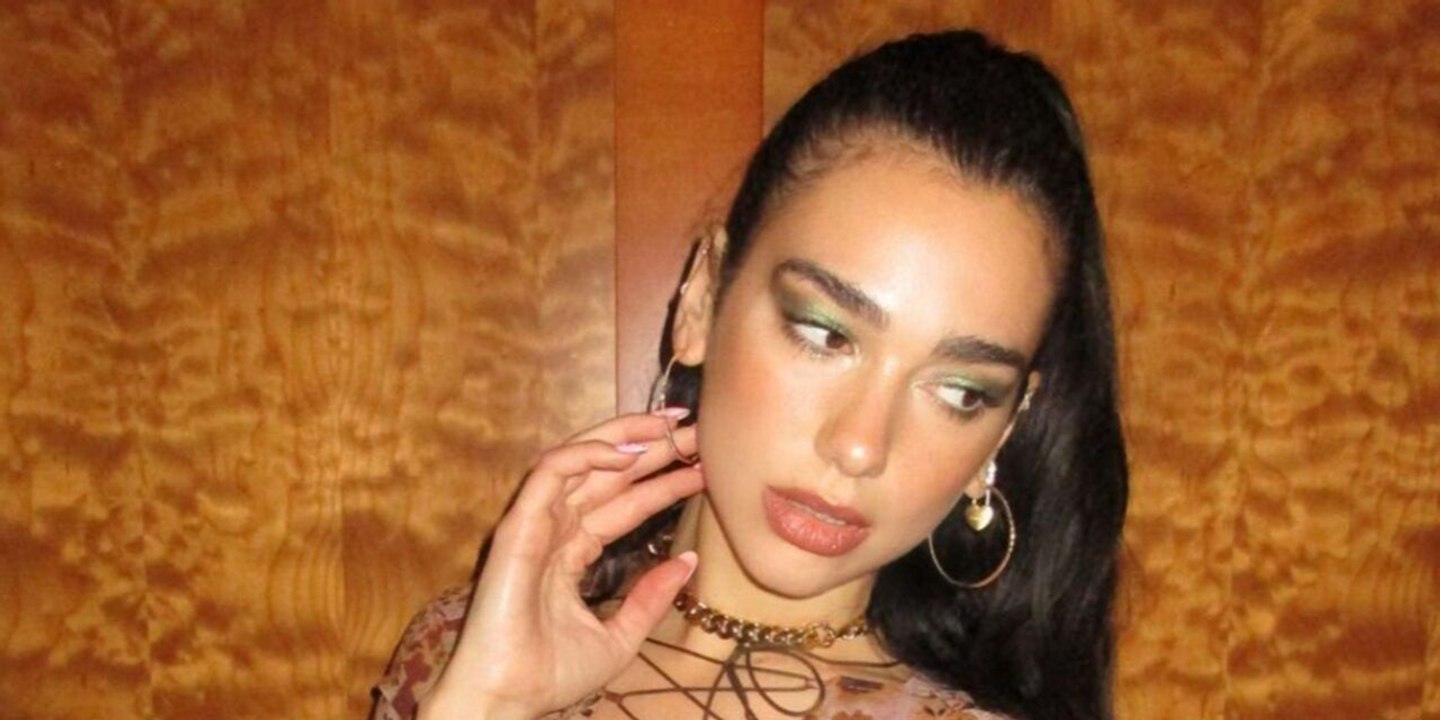 Dua Lipa's Underboob-Baring Sheer Shirt Was Held Together by a String