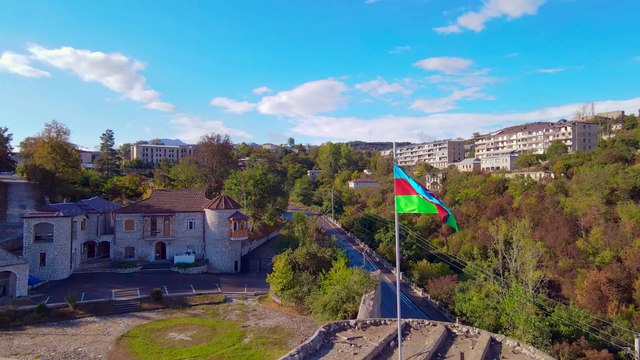 2 Lambs on a Unique Spit in the City of Shusha! Azerbaijani pilaf in the mountains
