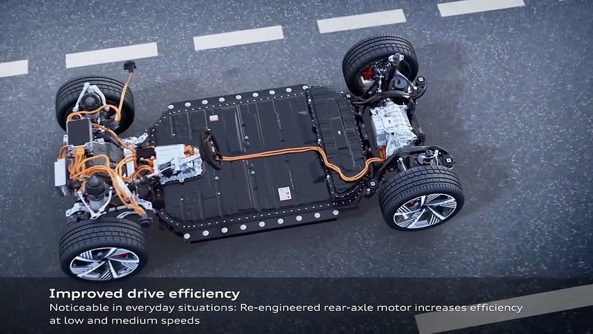 Audi Q8 e-tron électrique Efficience