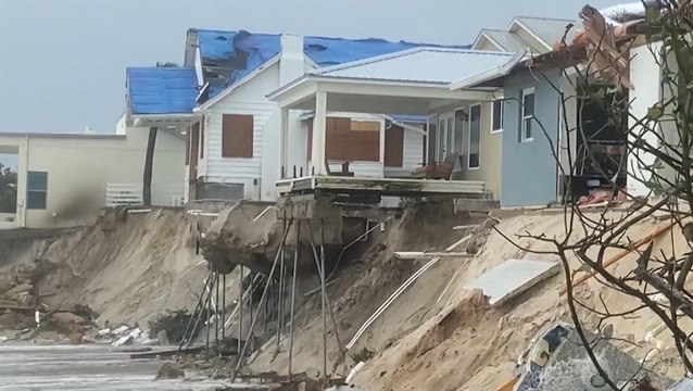 Dangerous erosion leaves homeowners displaced