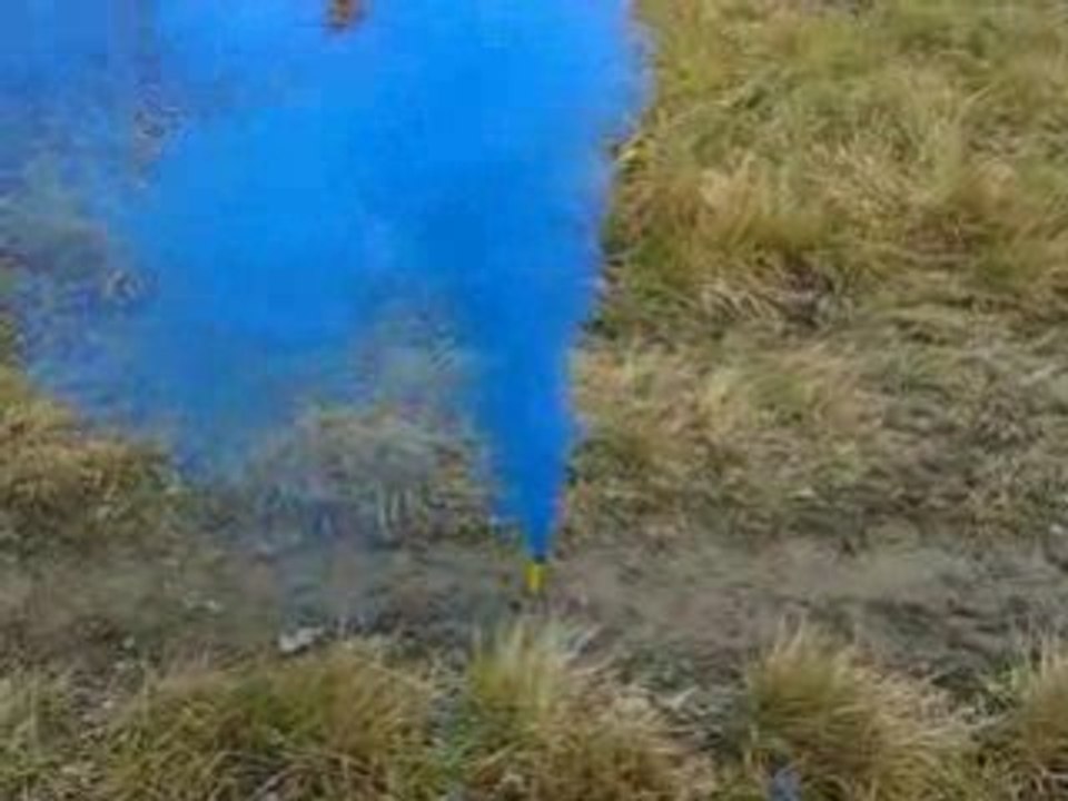 fumigène bleu test