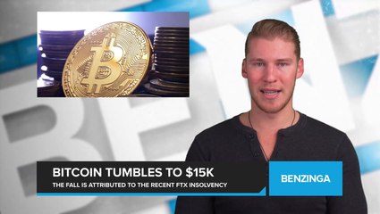 Bitcoin Tumbles To $15k