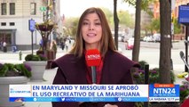 El uso recreativo de la marihuana se aprobó en dos estados de EE.UU.