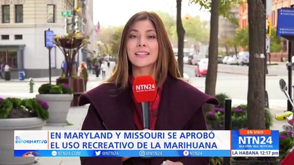 El uso recreativo de la marihuana se aprobó en dos estados de EE.UU.