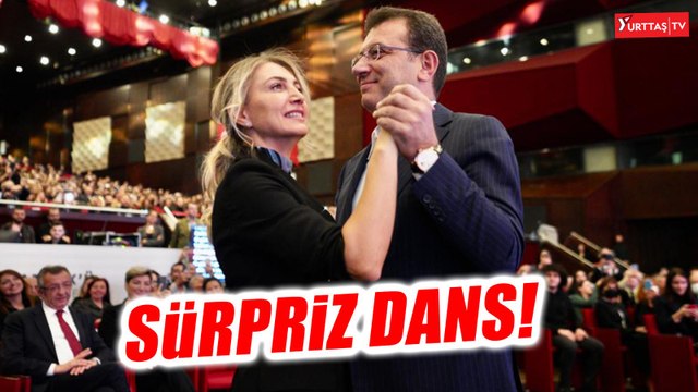Ekrem İmamoğlu eşi Dilek İmamoğlu ile dans etti!