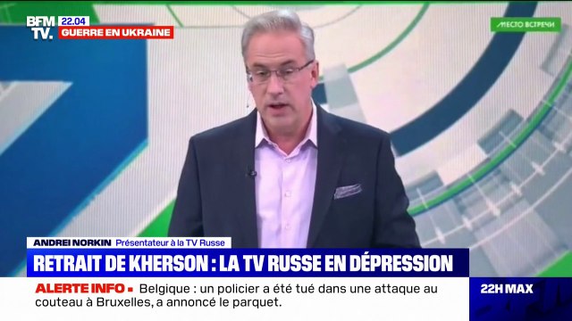 Retrait russe de Kherson: ce journaliste de la télévision d'État russe ne sait plus quoi dire à ses téléspectateurs