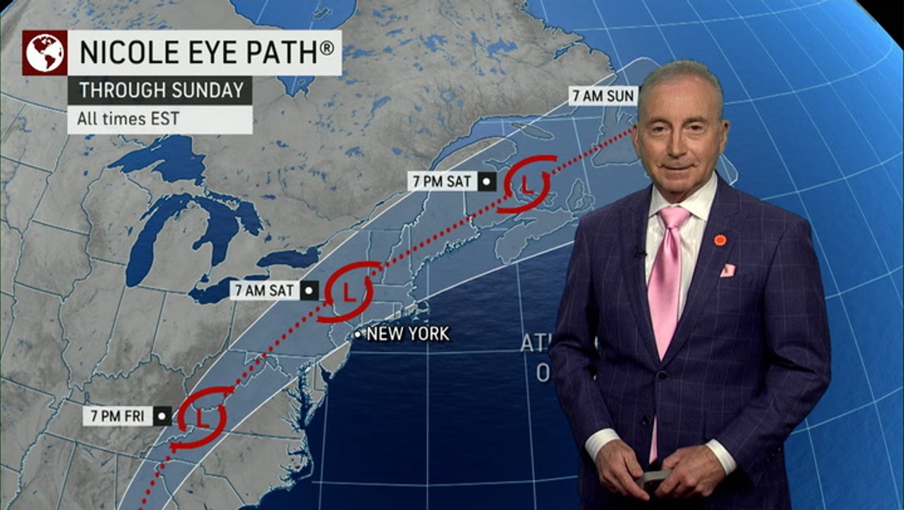 Tropical rain headed for NYC