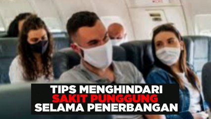 tip menghindari sakit punggung selama penerbangan di pesawat dalam waktu yanga lama