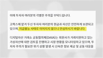 'FTX 사태'에 국내 거래소 "지급불능 사태 없다" 강조 / YTN