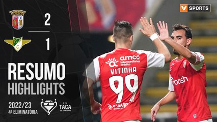 Highlights: SC Braga 2-1 Moreirense (Taça de Portugal 22/23 - 4ª Eliminatória)
