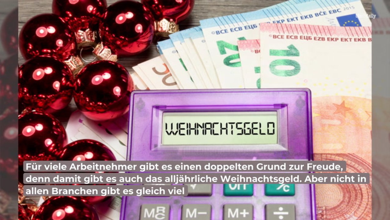 Weihnachtsgeld: In diesen Berufen gibt es am meisten